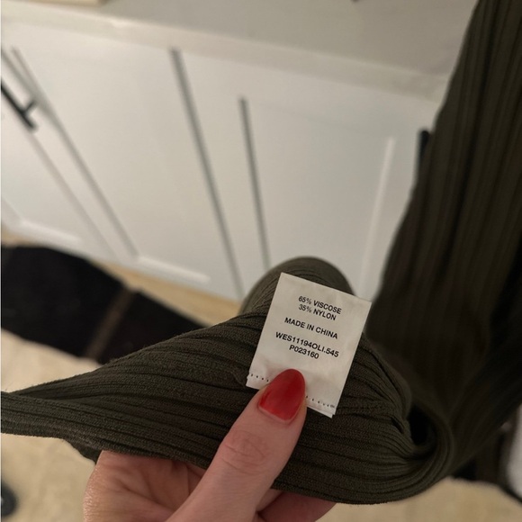 Dissh Viral dress boatneck maxi Olive - Picture 5 of 5